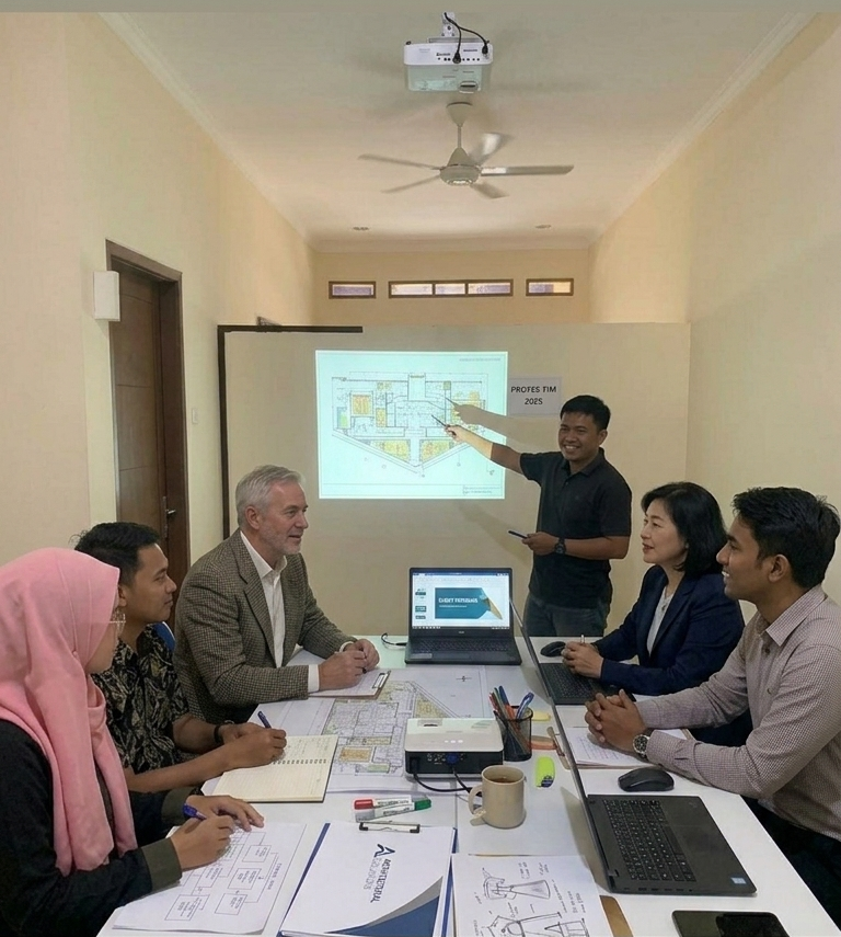 Diskusi pengurusan PBG dan SLF bersama klien iConsultan